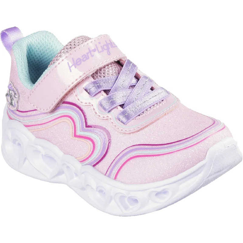 Non-Slip Running Shoes Skechers Heart Lights - Retro Hearts Sneakers