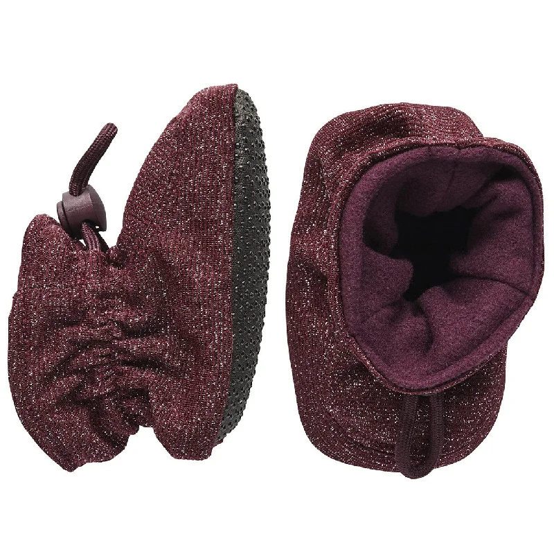Flexible Athletic Shoes MELTON Bordeaux Glitter tekstil hjemmesko