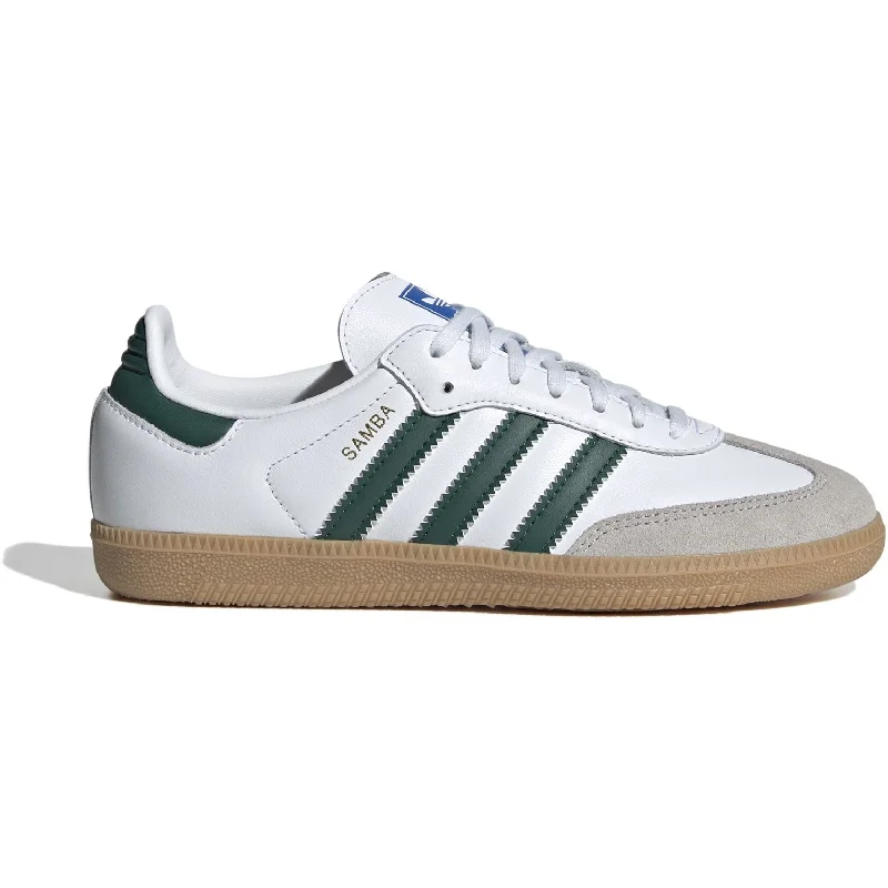 Stylish Slip-On Shoes adidas Originals Cloud White/Collegiate Green/Gum Samba Og J Sneakers Stylish Slip-On Shoes adidas Originals Cloud White/Collegiate Green/Gum Samba Og J Sneakers