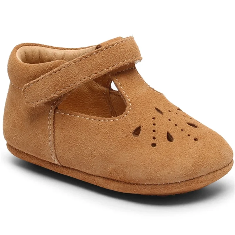 Cozy Foam Shoes Bisgaard Indoor Shoes Bloom Tan