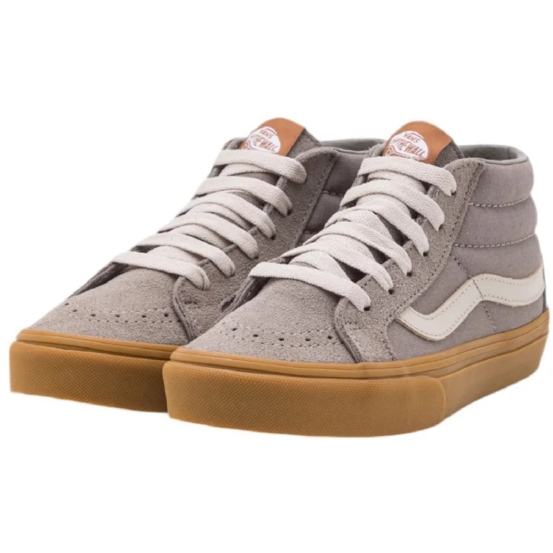 Flexible Sport Sneakers VANS GUM GREY SK8-Mid Reissue