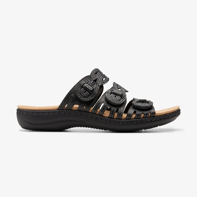 Ergonomic Casual Sneakers Womens - Laurieann Ruby Black Leather
