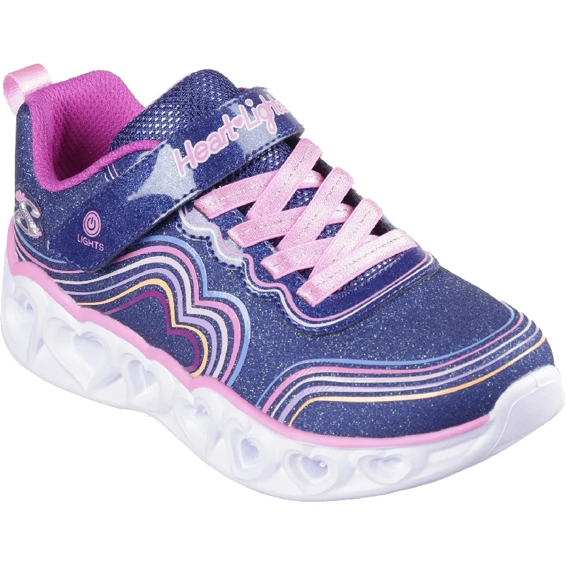 Modern Loafers Skechers Heart Lights - Retro Hearts Sneakers