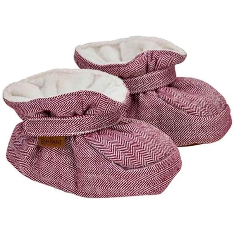 Premium Casual Sneakers En Fant Baby Slippers Ruby Wine