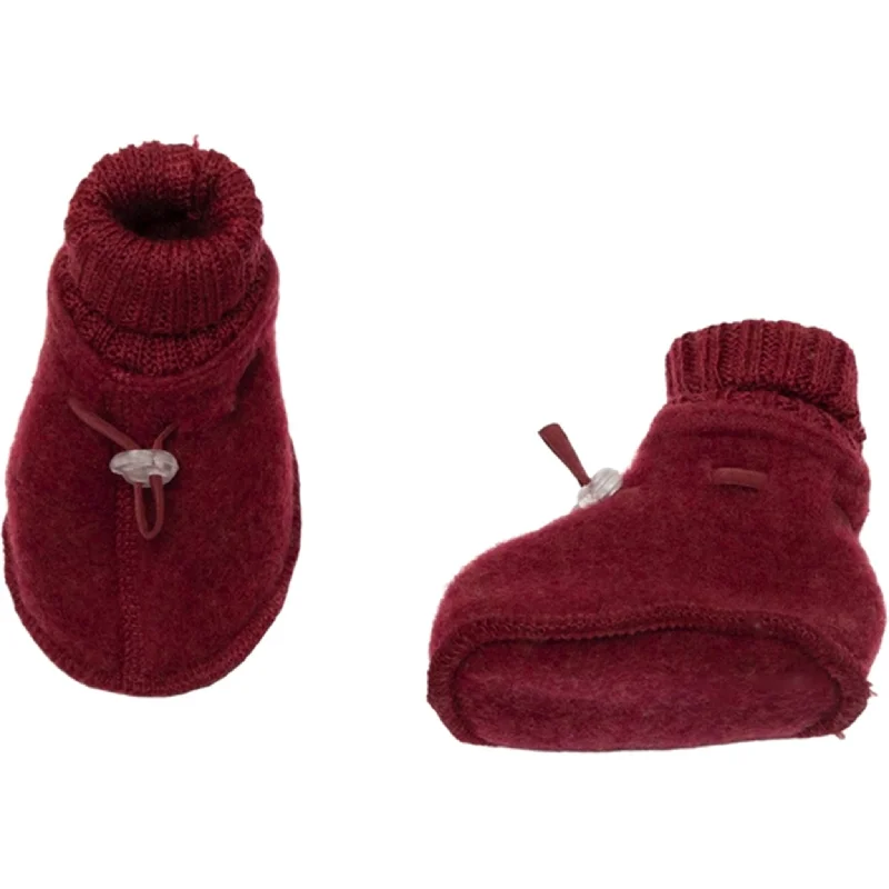 Cloud Comfort Shoes Joha Soft Wool Bordeaux Booties