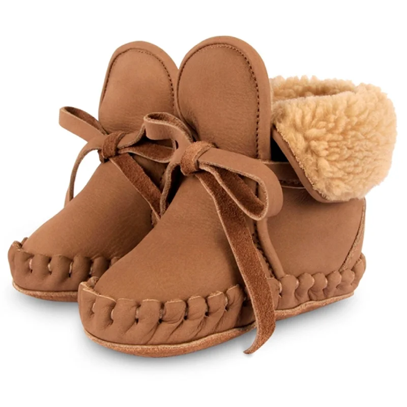 Comfy Lightweight Sneakers Donsje Baby Jaya Lining Truffle Nubuck