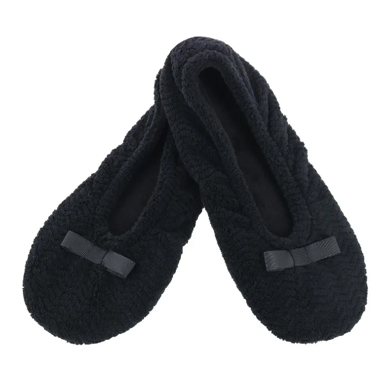 Fashion Running Shoes Women's Chevron Microterry Ballerina Slipper