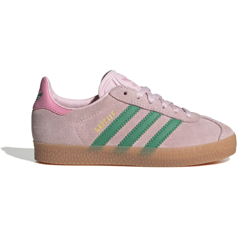 Minimalist Casual Sneakers adidas Originals Clear Pink Court Green Bliss Pink Gazelle C Sneakers