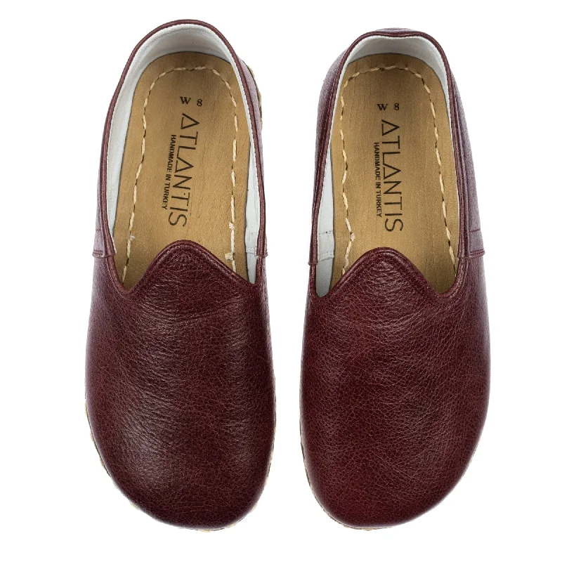 Ultra-Soft Walking Shoes Women's Bordeaux Barefoots