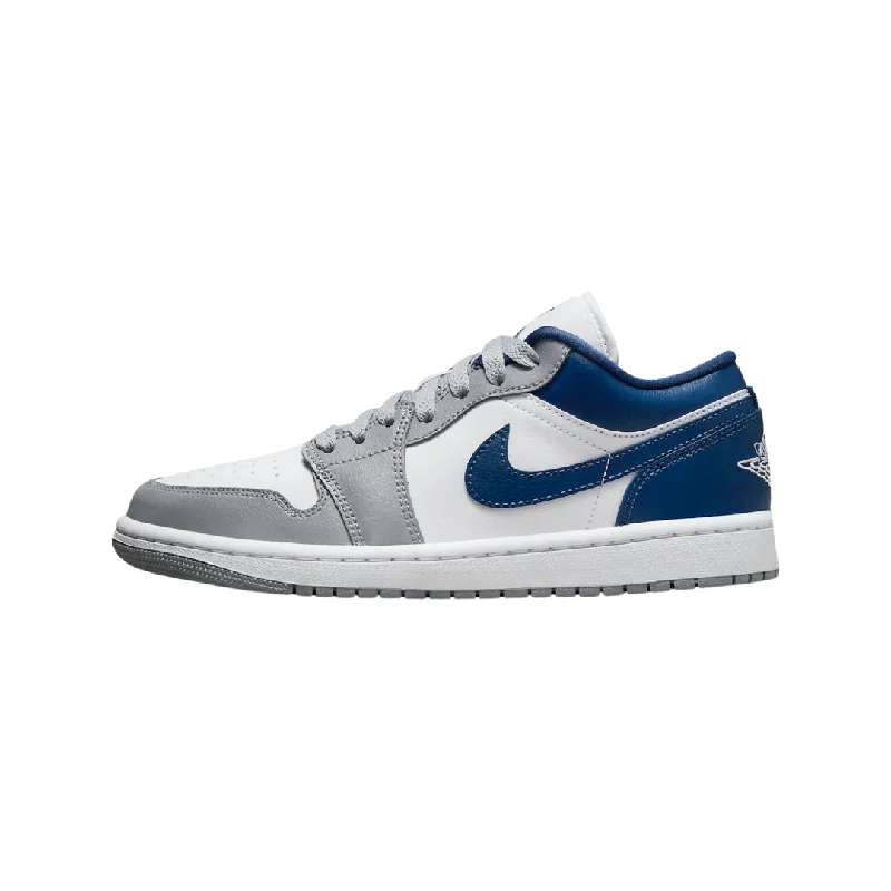 Cozy Foam Shoes Women's Air Jordan 1 Low French Blue White