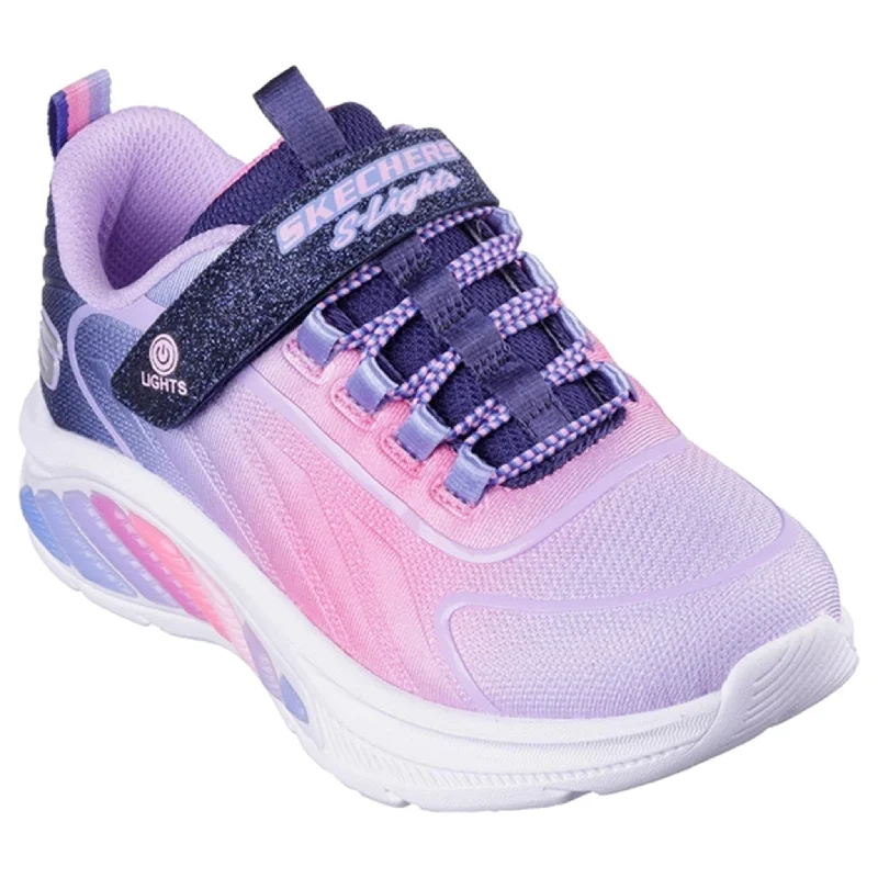 Flexible Athletic Shoes Skechers Rainbow Cruisers Ombre Sneakers Navy Multicolor