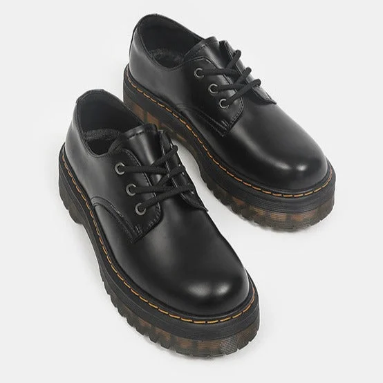 Modern Lightweight Shoes Womens Platform Oxfords lace-up Loafers