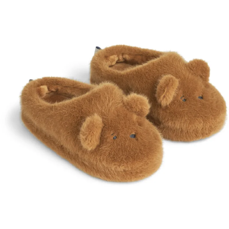 Travel-Friendly Sneakers LieWood Golden Caramel Aviaja Bear Slippers