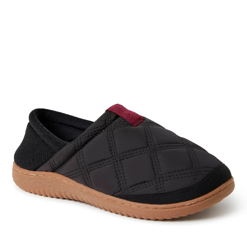 Cushion Foam Sneakers Dearfoams Women's River Closed Back Collapsible Heel House Shoe Slipper