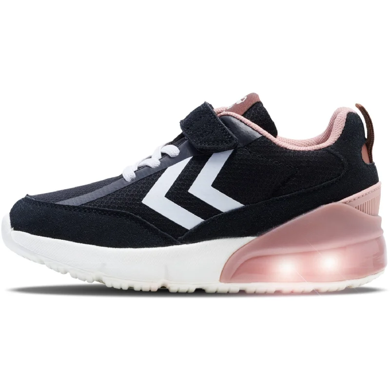 Lightweight Sport Sneakers Hummel Black/Pink Daylight Jr Sneakers