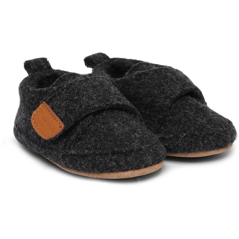Minimalist Running Shoes Mikk-Line Anthracite Melange Prewalker Wool
