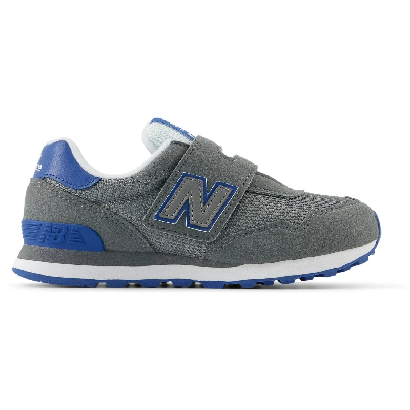 Comfortable Urban Sneakers New Balance Harbor Grey 515 Kids Hook & Loop Sneakers