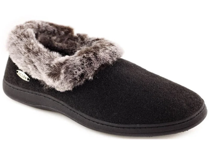 Stylish Street Shoes Acorn Chinchilla Collar - Women's Slipper