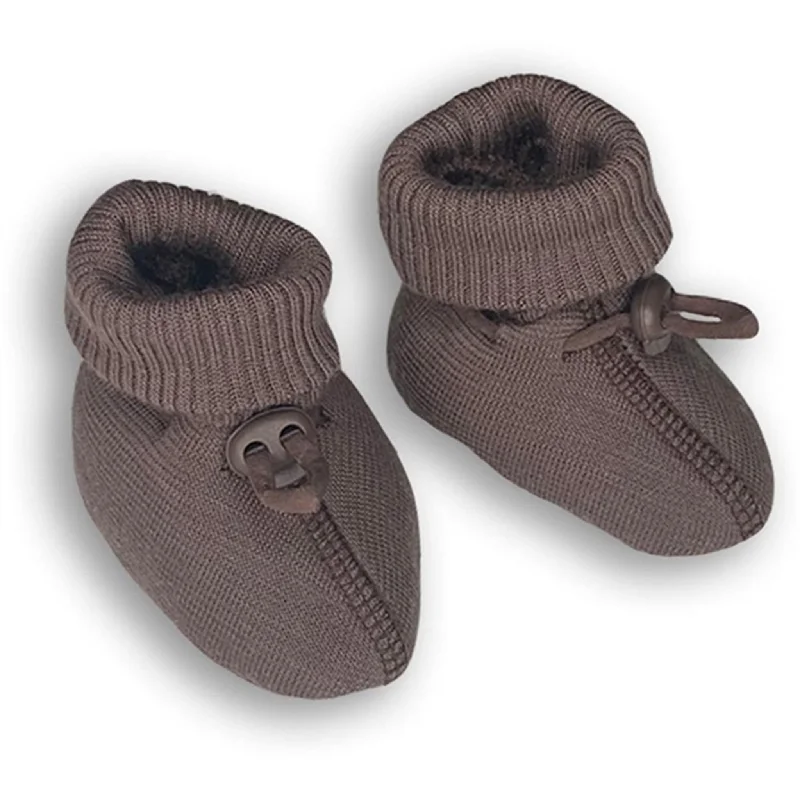 Soft Sole Casual Shoes Smallstuff Wool Booties Rose Brown