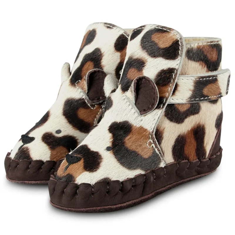 Budget Walking Shoes Donsje Baby Kapi Exclusive Lining Jaguar Spotted