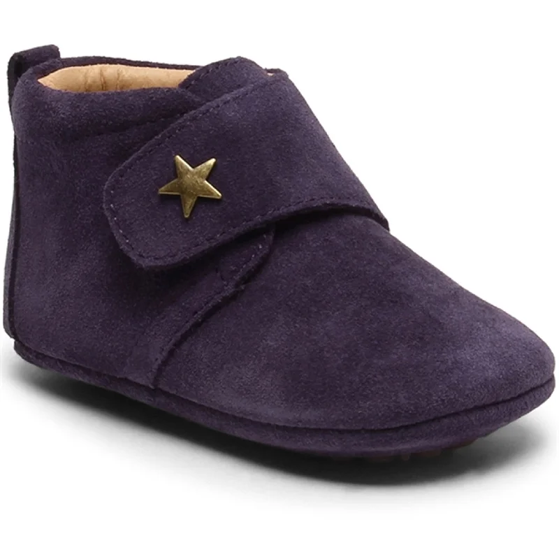 Modern Loafers Bisgaard Indoor Shoes Baby Star Purple