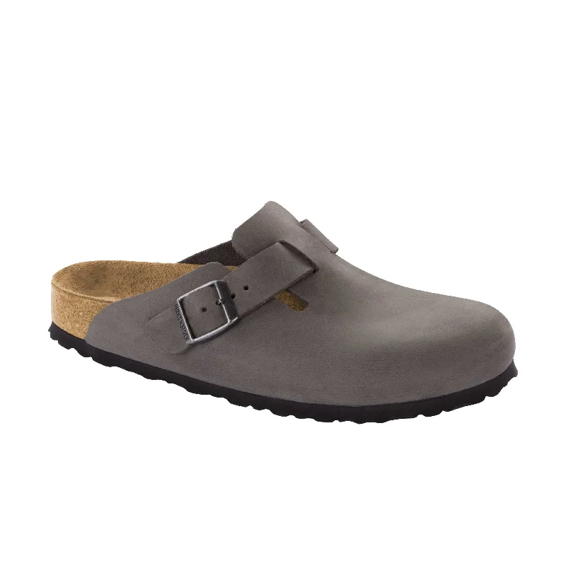 All-Day Cushioned Shoes Boston SFB Iron Natural Leather