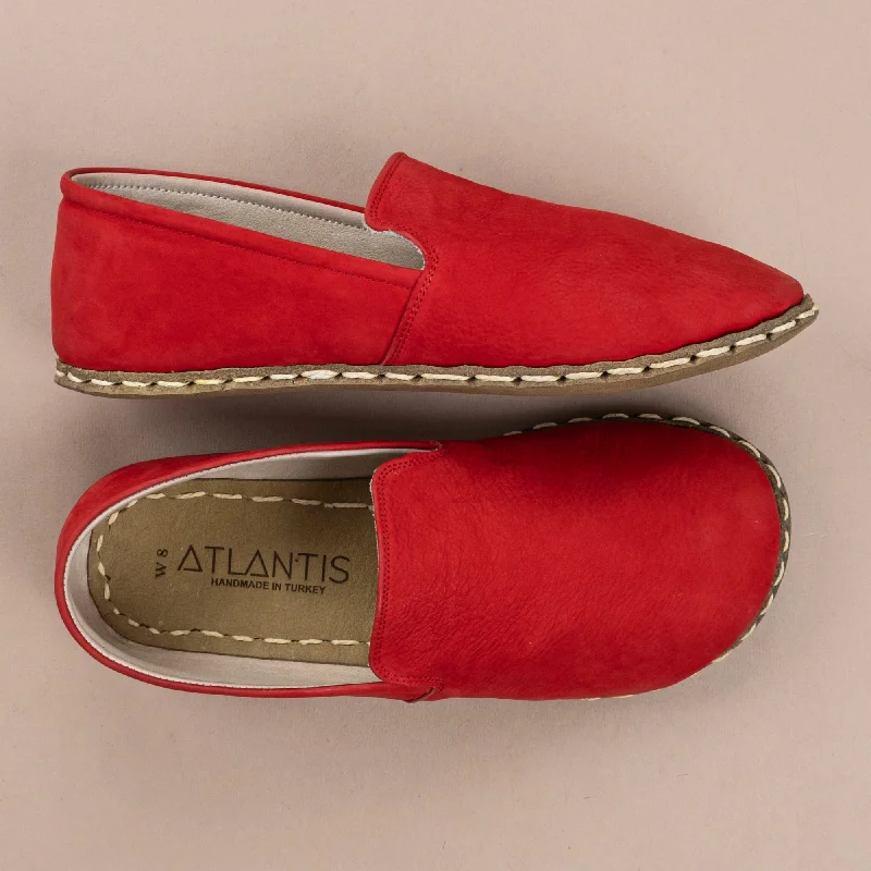High-Comfort Shoes Women's Red Minimalists