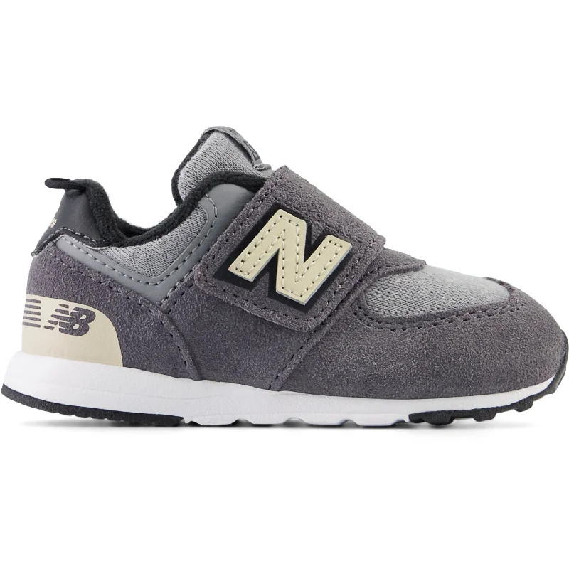 Travel Sport Shoes New Balance 574 NEW-B Hook & Loop Sneakers Magnet