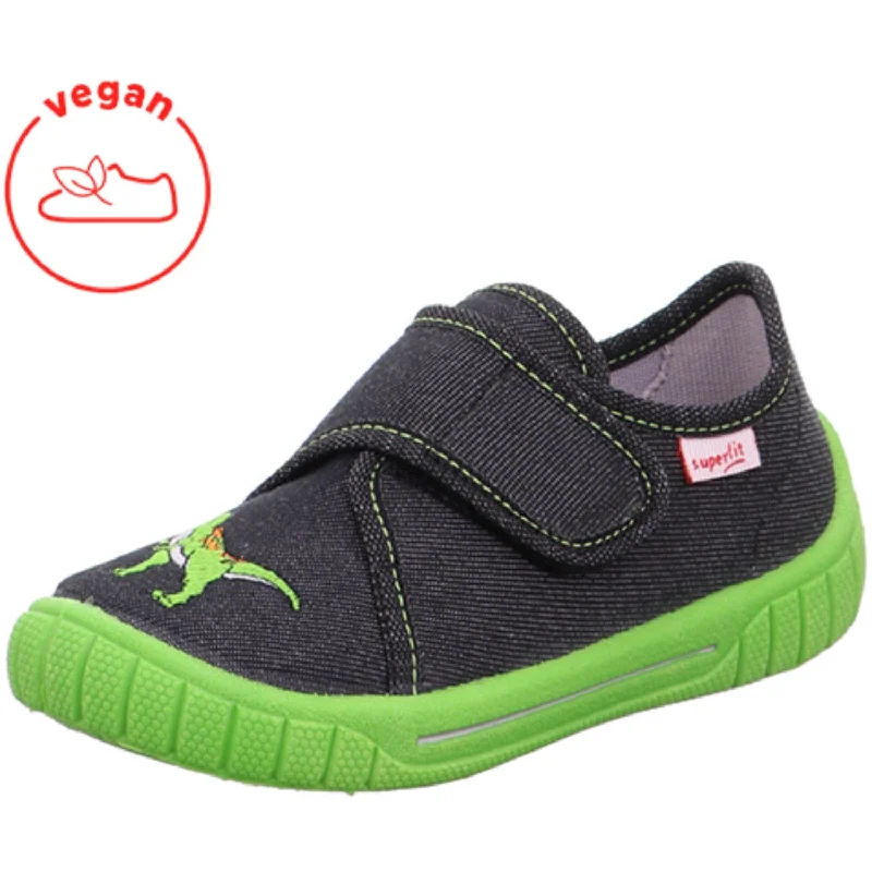 Comfy All-Season Shoes Superfit Black Carl Slippers With Cold Lining