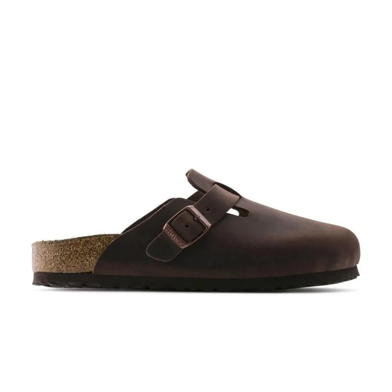 Flexible Sport Sneakers Birkenstock Boston Soft Footbed - Habana Oiled Leather