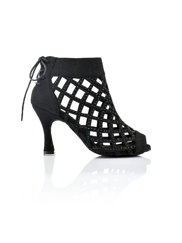 All-Day Running Shoes Dancin Boots Special Edition with Crossed Bands with Crystal Strass Heel 8 cm All-Day Running Shoes Dancin Boots Special Edition with Crossed Bands with Crystal Strass Heel 8 cm