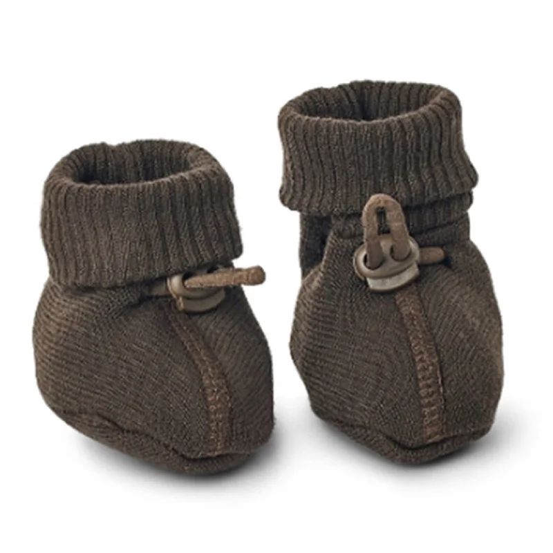 Comfy Lightweight Sneakers Smallstuff Wool Booties Brown