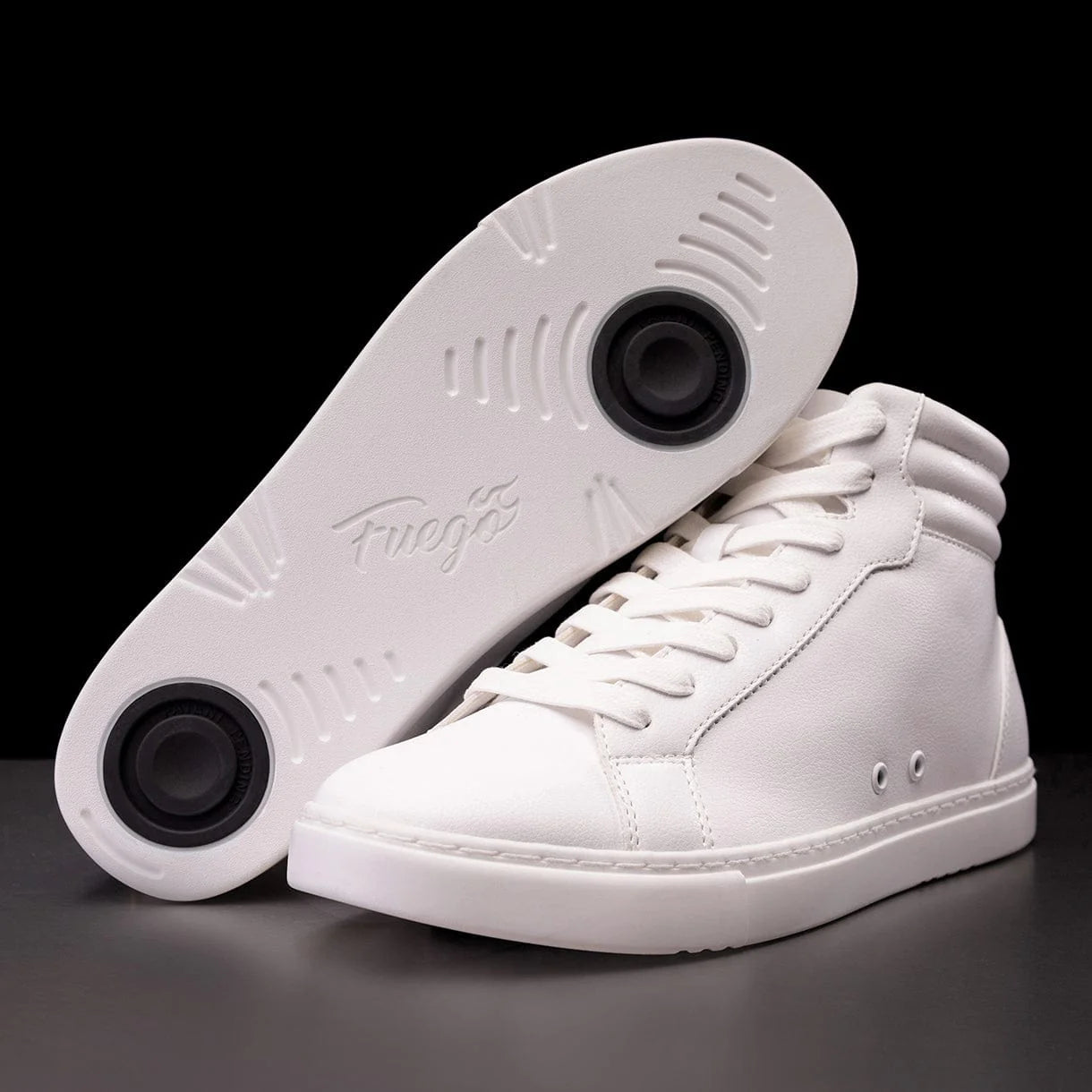 Minimalist Running Shoes Fuego - High Top White