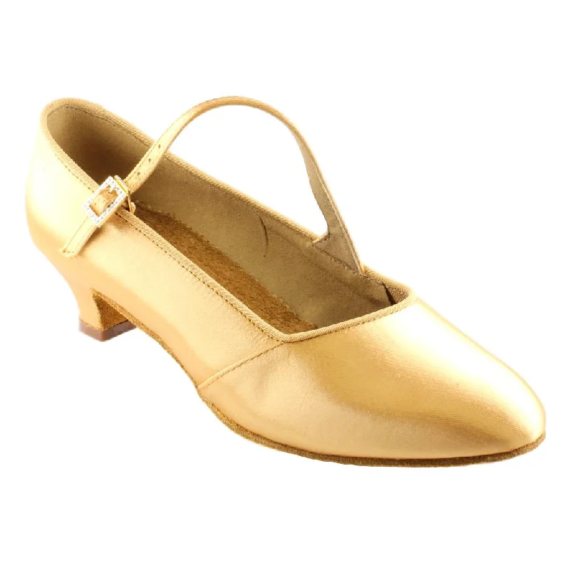 Sleek Sport Sneakers Women's Standard Dance Shoes, Model 149, Heel Child I, Tan 2