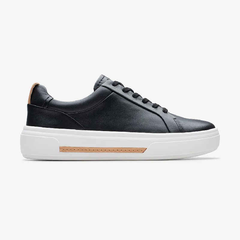 Sporty Casual Shoes Womens - Hollyhock Walk Black Leather