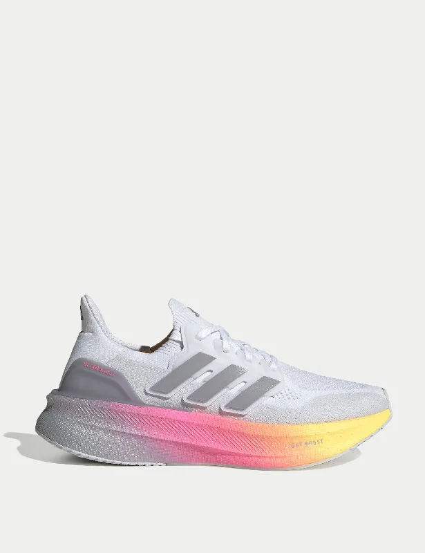 All-Day Cushioned Shoes Ultraboost 5 Shoes - Cloud White/Glory Grey/Lucid Pink