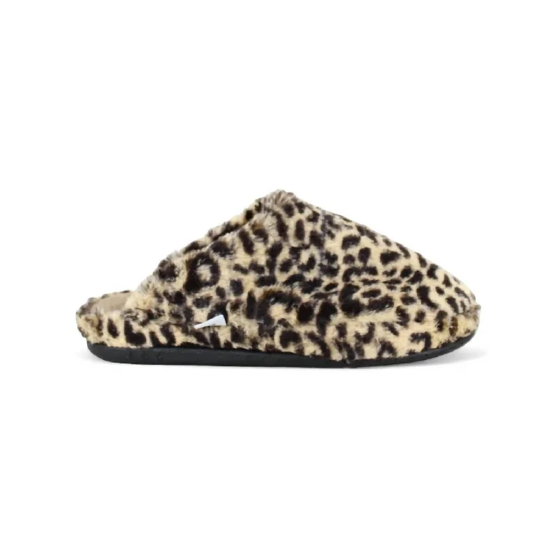 Ultra-Light Casual Shoes Women's Leisure Slipper In Cheetah
