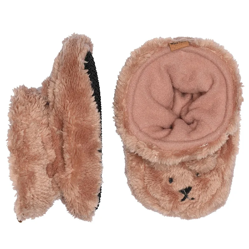 Breathable Comfort Shoes MELTON Burlwood Bear fluffy hjemmesko