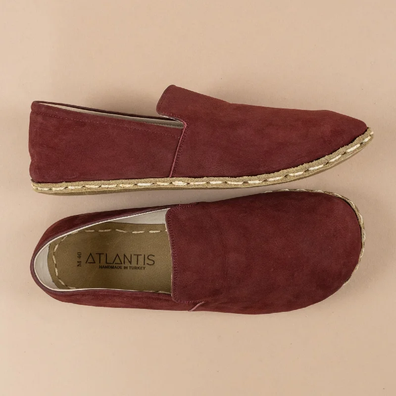 Lightweight Everyday Sneakers Women's Burgundy Minimalists