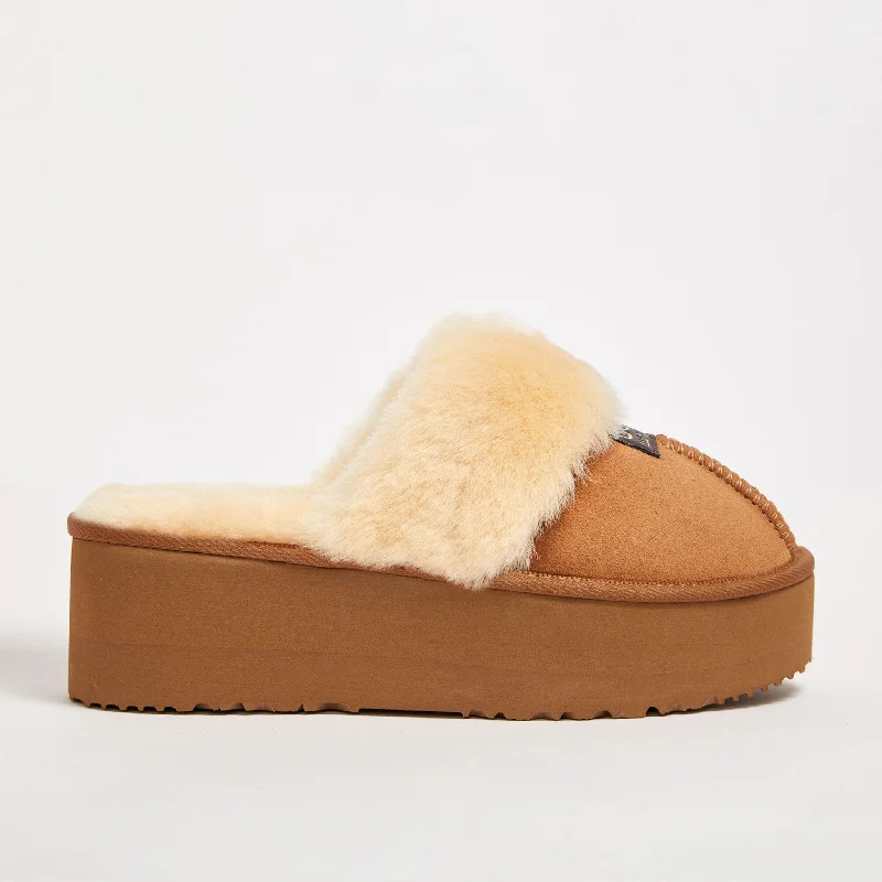 Airflow Sneakers Women's Platform Designer Slipper Natural