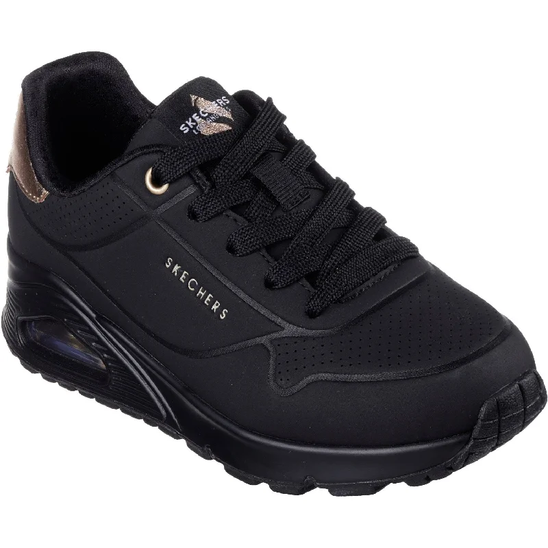 Breathable Stylish Sneakers Skechers BBK Uno Gen1 - Shimmer Away Sneakers