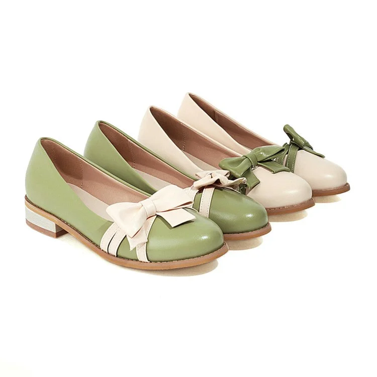 Ergonomic Casual Sneakers Women Bow Tie Flats Mary Jane Shoes