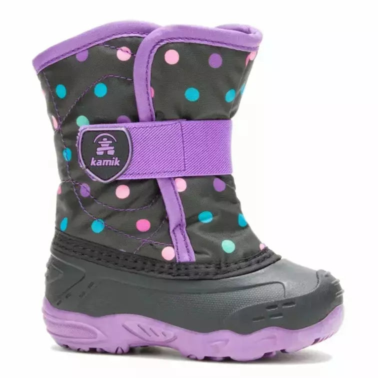 Sporty Slip-On Sneakers KAMIK SNOWBUG 6 KIDS' - FINAL SALE!