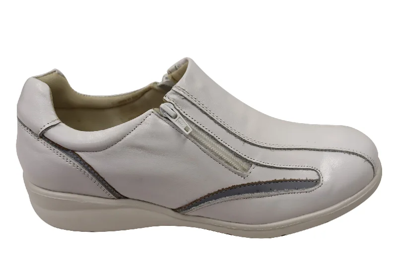 Minimalist Casual Sneakers Mironneli Edith Womens Comfortable Brazilian Leather Shoes
