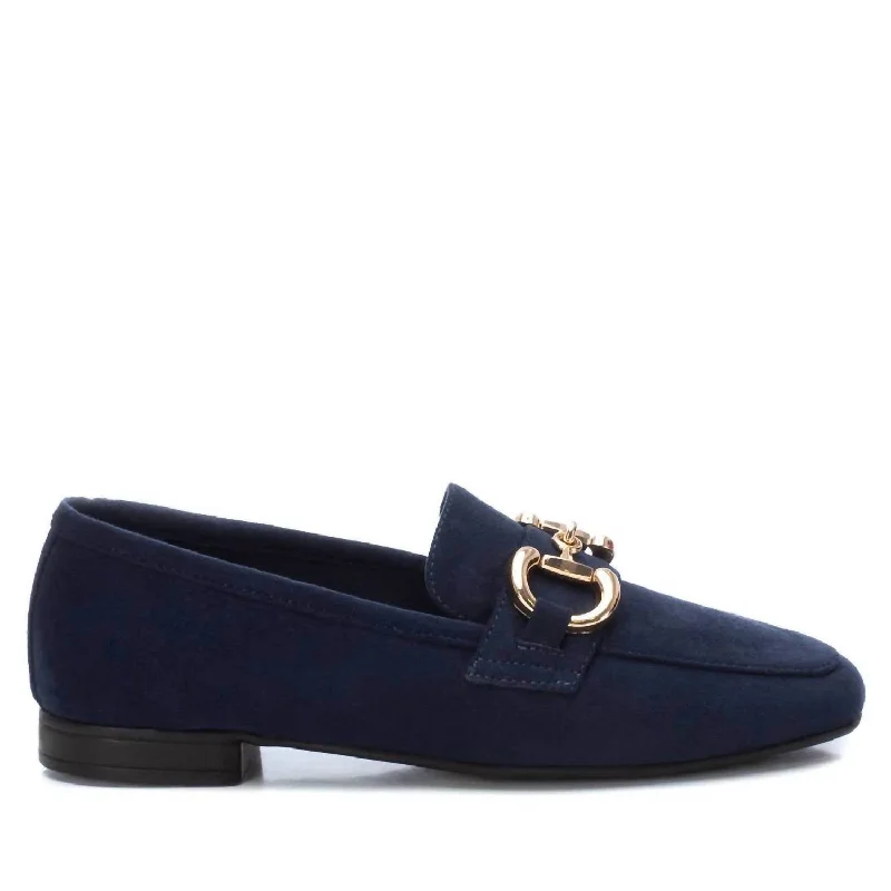 Cozy Memory Foam Shoes Women's Lace-Up Shoes In Navy