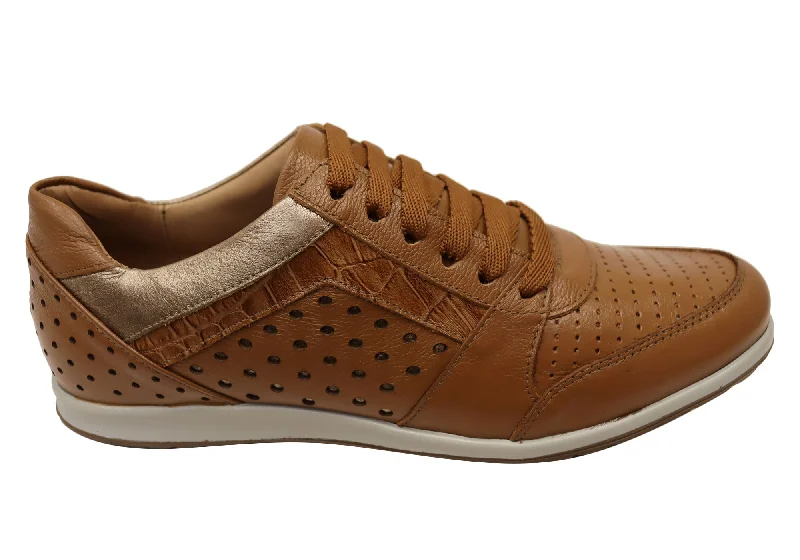 Sporty Travel Sneakers Opananken Brianna Womens Comfortable Brazilian Leather Shoes
