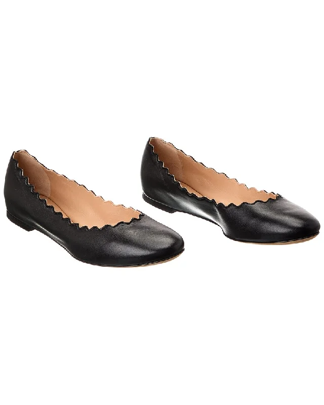 Trendy All-Day Sneakers Chloé Lauren Scalloped Leather Ballerina Flat (Authentic Pre-Owned) Trendy All-Day Sneakers Chloé Lauren Scalloped Leather Ballerina Flat (Authentic Pre-Owned)