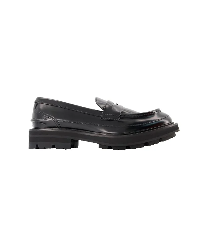 Cloud Comfort Shoes Loafers - Alexander Mcqueen -  Black - Leather