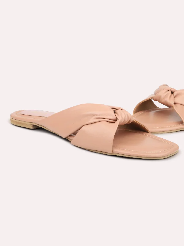 Active Wear Sneakers Women Peach Open Toe Flats