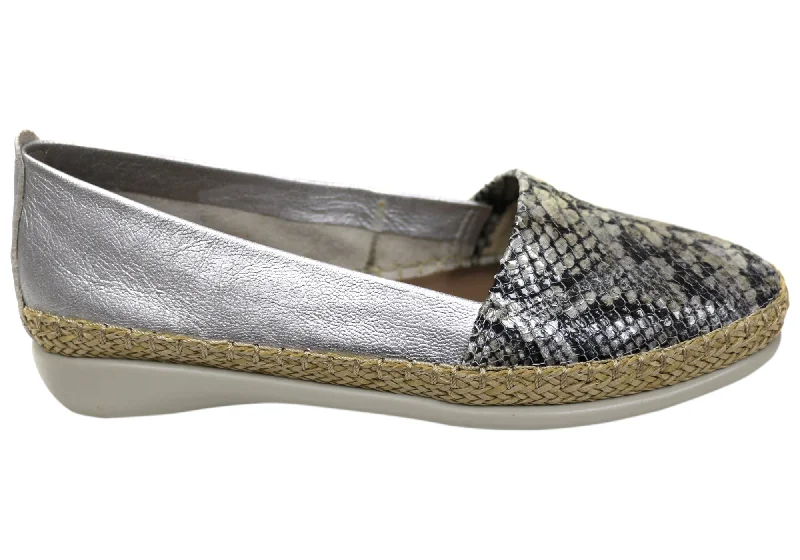 Trendy Athletic Sneakers Flex & Go Pinta Womens Comfortable Leather Shoes Made In Portugal